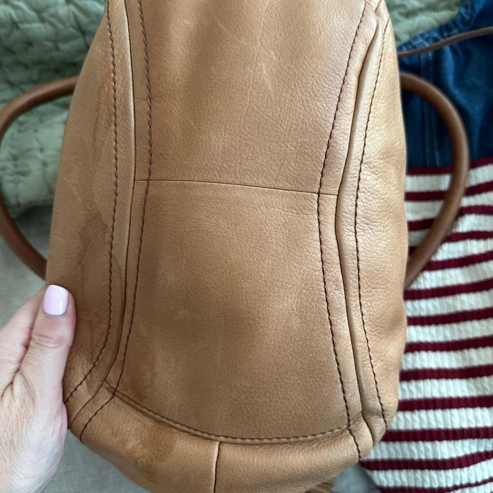 J. Crew Brown Leather Shoulder Bag - Picture 3 of 11